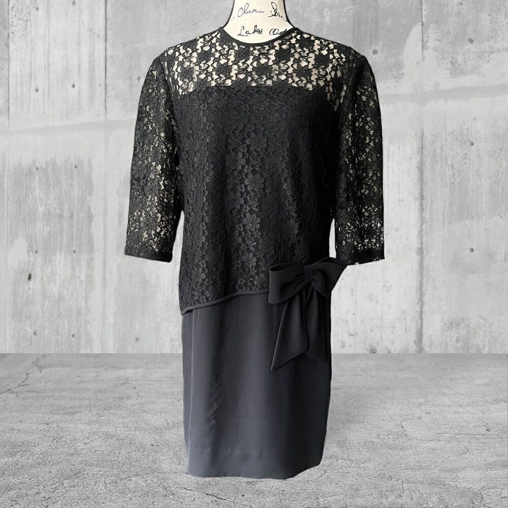 Henry Lee Women's Vintage Black Party Dress Size 16P